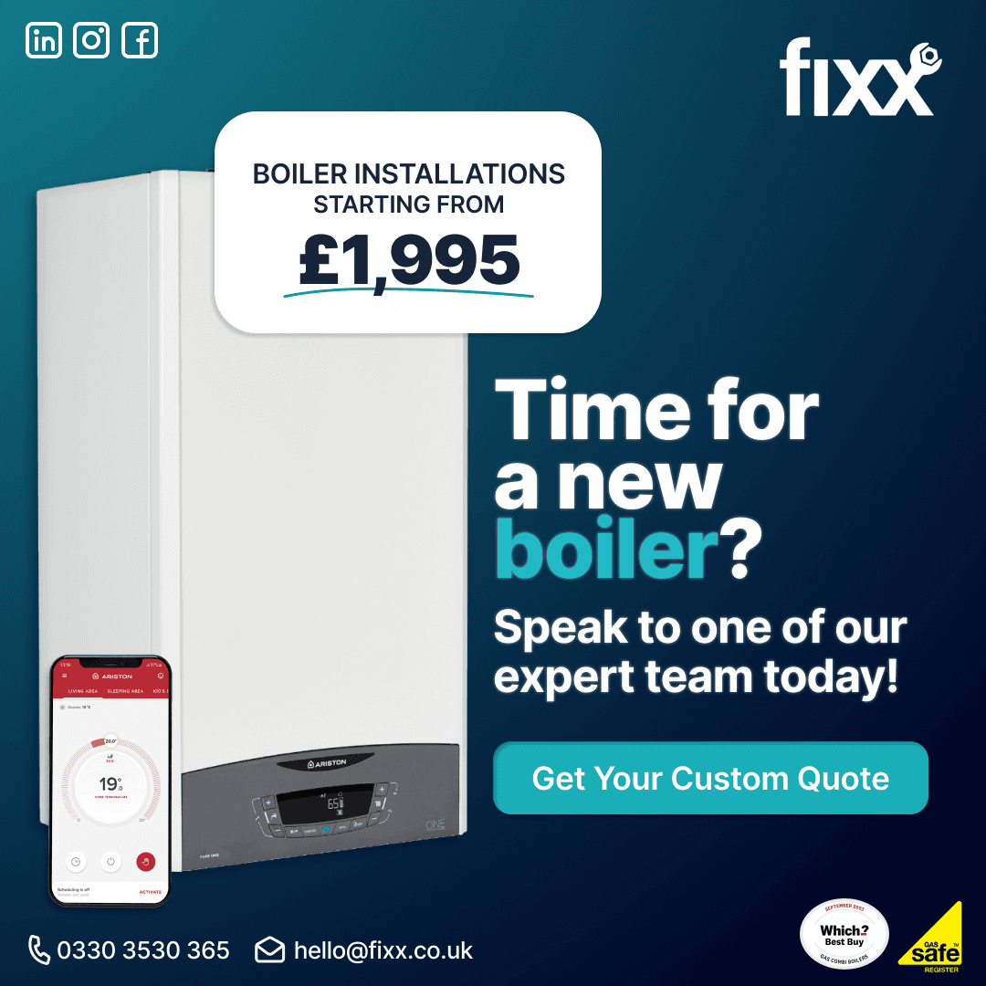 Boilers from £1,995, Fixx