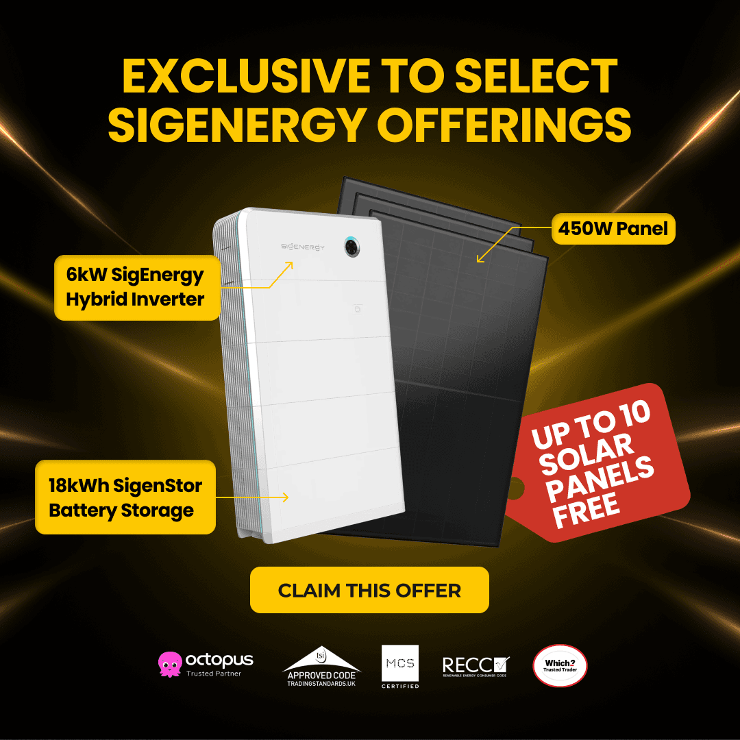 UPS Solar SigEnergy offerings advertisement